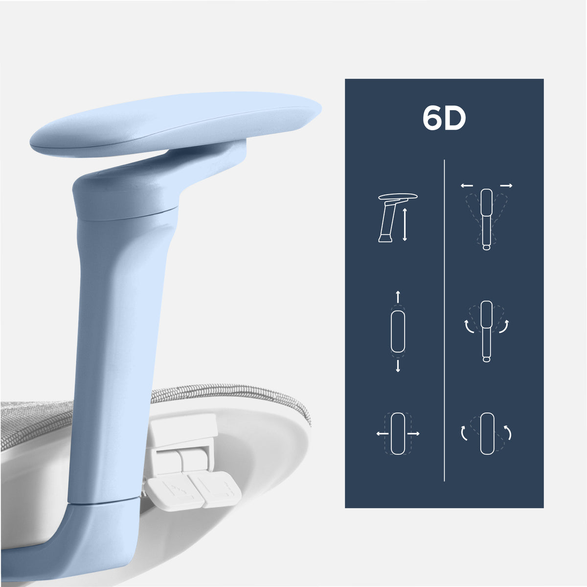 FusionArm 6D armrests